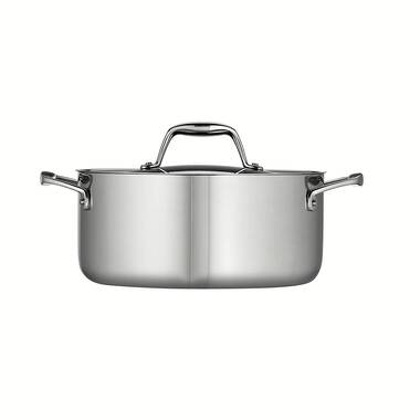 Tramontina Gourmet Tri-Ply Clad Stainless Steel Round Braiser with